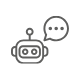 Bots and Digital Assistance icon
